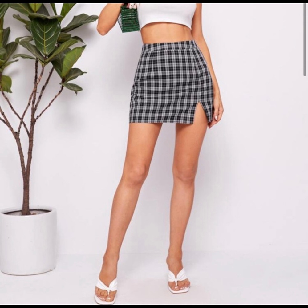 Plaid skirt